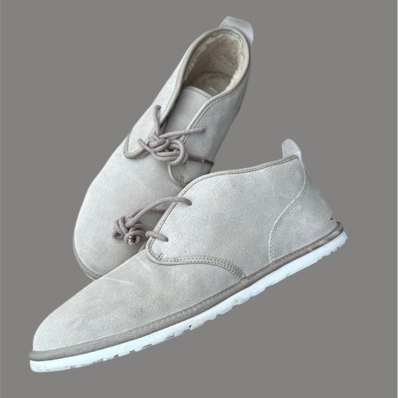 UGG Maksim UGGpure Lined Chukka Boot Men\'s Size 14 Brindle Grey EUC main image 9